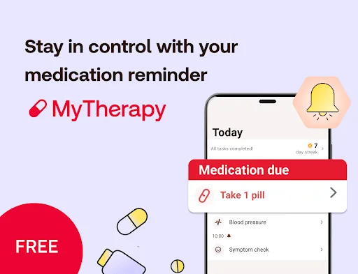 Meds & Pill Reminder MyTherapy screenshot 1