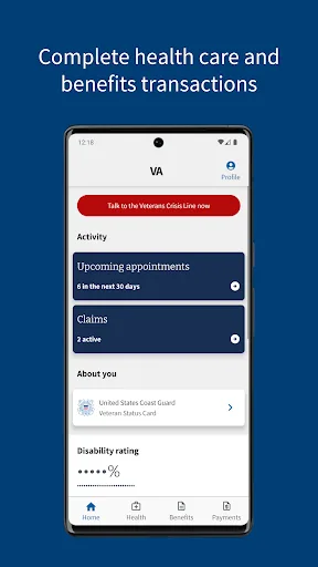VA: Health and Benefits screenshot 1