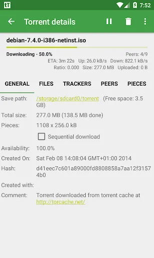 tTorrent Lite - Torrent Client screenshot 5