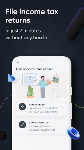 Income Tax Filing, ITR - Black screenshot 2