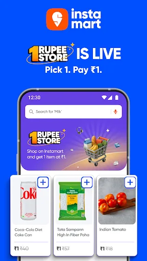 Instamart: Groceries & more screenshot 1