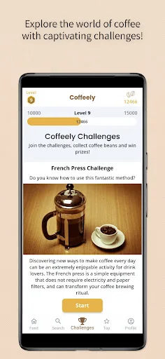 Coffeely - Conoce sobre café screenshot 1