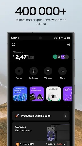 EMCD: BTC Wallet & Crypto Earn screenshot 2