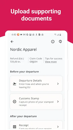 Pie VAT - Tax Free Shopping screenshot 2