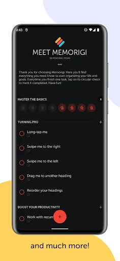 Memorigi: listas y tareas screenshot 5