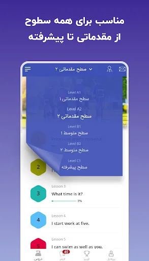 لرنیت | آموزش زبان انگلیسی screenshot 2