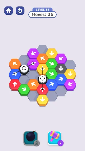 Hexa Away screenshot 2