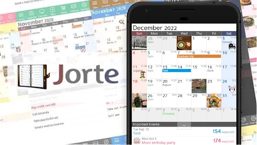 Календар і органайзер Jorte screenshot 1