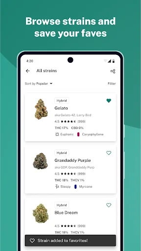 Leafly: Find Cannabis and CBD screenshot 4