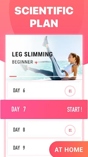 Leg Workouts - Tone up & Slim screenshot 3