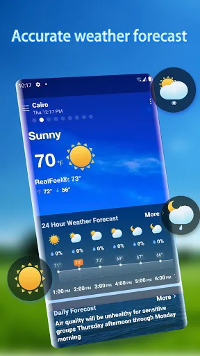 Прогноз погоды - Оповещения screenshot 1