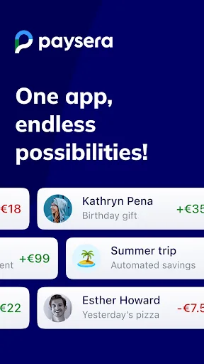 Paysera Super App screenshot 1