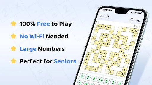 Математические игры Crossmath screenshot 1