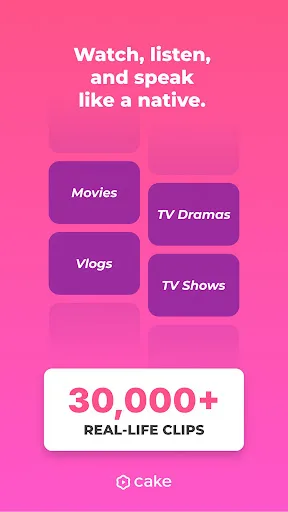 Cake - Learn English & Korean screenshot 2