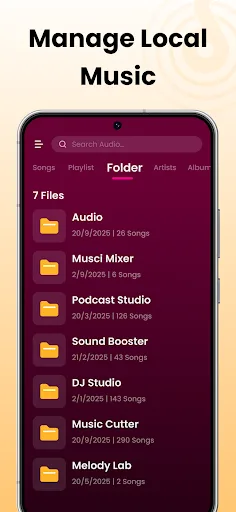 Музыкальный плеер, MP3 плеер screenshot 3