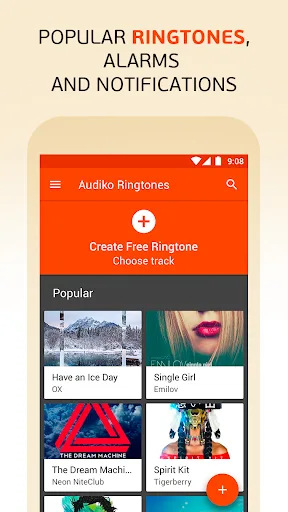 Audiko: ringtones, notificatio screenshot 1