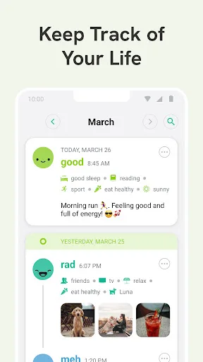 Daylio - Щоденник, Настрої screenshot 4