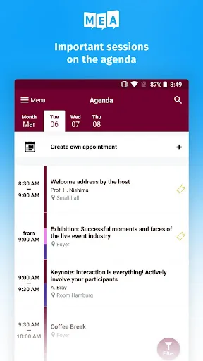 Mobile Event App screenshot 4