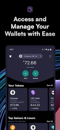 VGX Wallet - Crypto & NFTs screenshot 2
