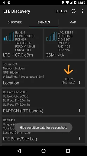 LTE Discovery screenshot 1