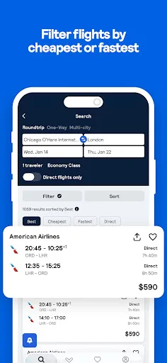 Skyscanner – авіарейси, готелі screenshot 4