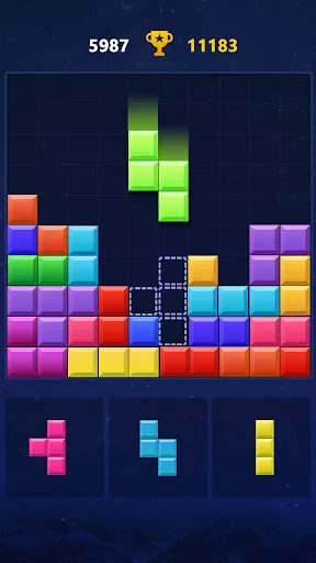Блочная игра - головоломка screenshot 2