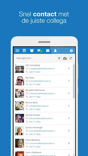 Bedrijfsrooster screenshot 2