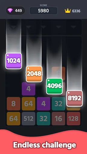2048 caída del número screenshot 4