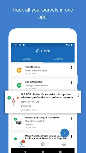 Відстеження посилок screenshot 1