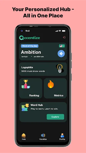 Accentize: Pronunciation App screenshot 1