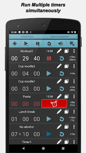 Multi Timer with Ads screenshot 1