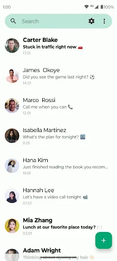 Fossify Messages screenshot 1
