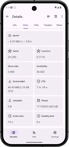 LibreTorrent screenshot 5
