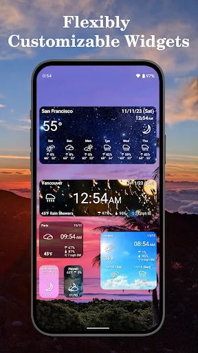 Часы Мировой Погоды screenshot 1