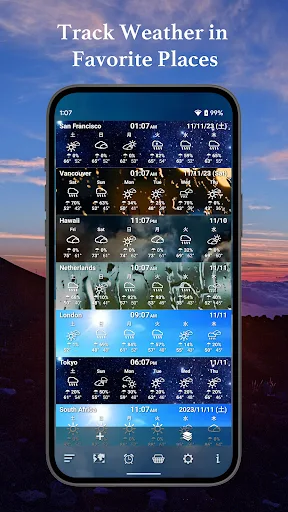 Часы Мировой Погоды screenshot 3