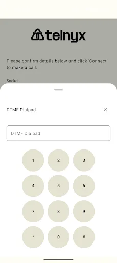 Telnyx WebRTC screenshot 5