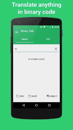 Бинарные Переводчик screenshot 1