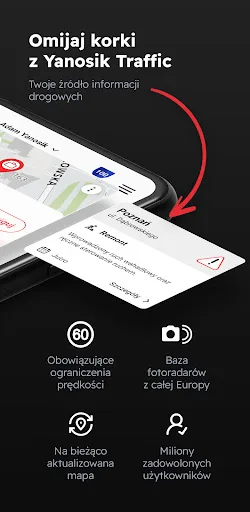 Yanosik: antyradar i nawigacja screenshot 4