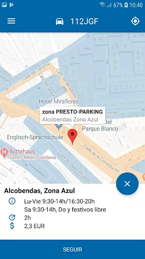 PRESTOPARKING app zona azul screenshot 2