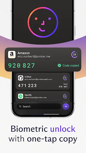 Proton Authenticator screenshot 3