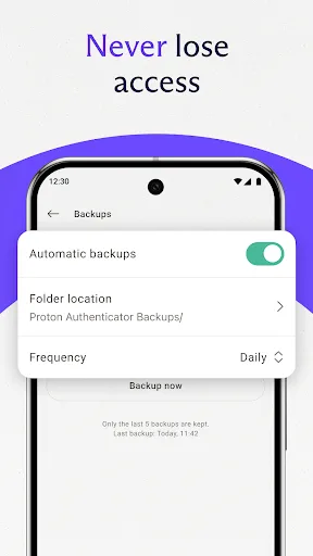Proton Authenticator screenshot 4