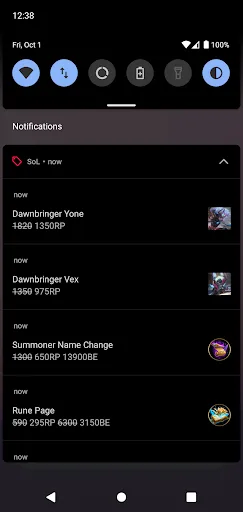 SoL: Catálogo y Alertas de LoL screenshot 1
