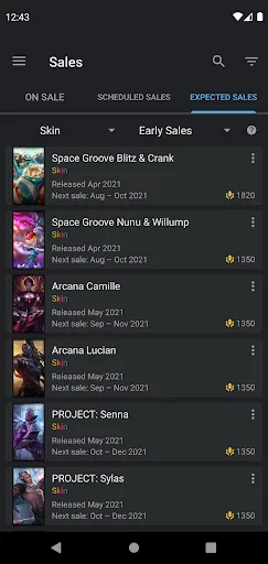 SoL: Catálogo y Alertas de LoL screenshot 2
