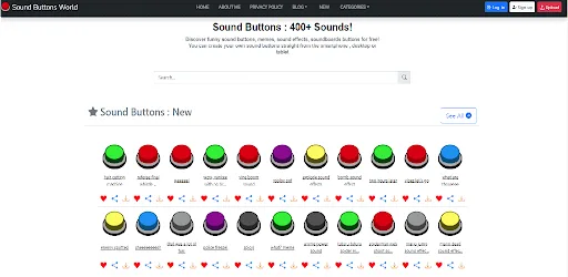 400 Sound Buttons screenshot 1
