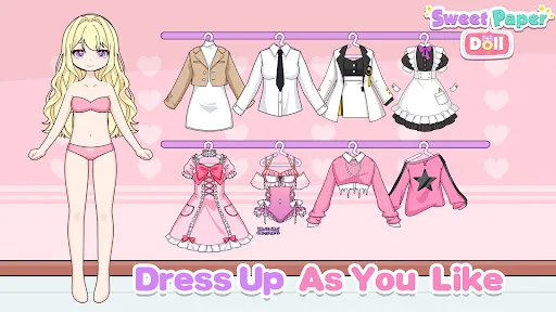 Sweet Paper Doll Dress Up DIY screenshot 1