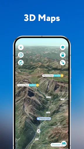 PeakVisor - 3D Maps & Peaks ID screenshot 1