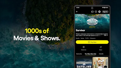PlutoTV: Stream Free Movies/TV screenshot 2