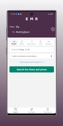 EMR  East Midlands Railway screenshot 1