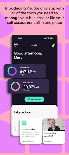 #Pie Tax: Self Assessment app screenshot 1