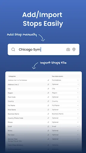 Upper: Delivery Route Planner screenshot 3